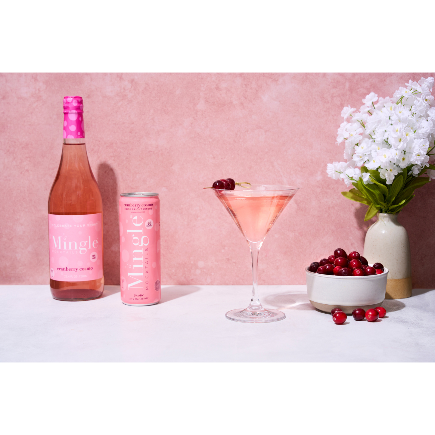 Cranberry Cosmo by Mingle Mocktails - Non Alcoholic Beverages