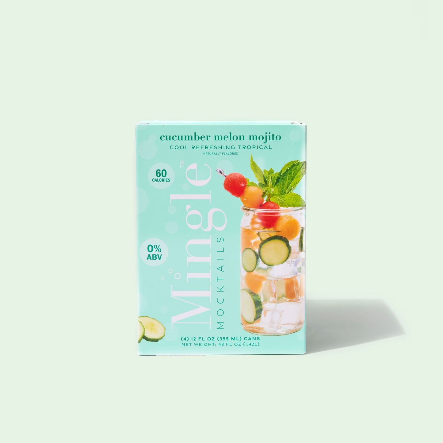 Cucumber Melon Mojito by Mingle Mocktails - Non Alcoholic Beverages