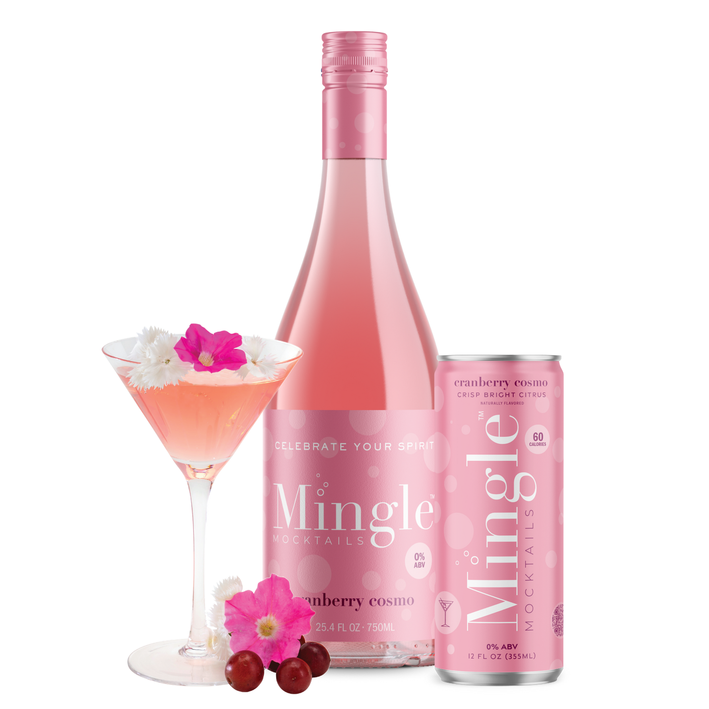 Cranberry Cosmo by Mingle Mocktails - Non Alcoholic Beverages