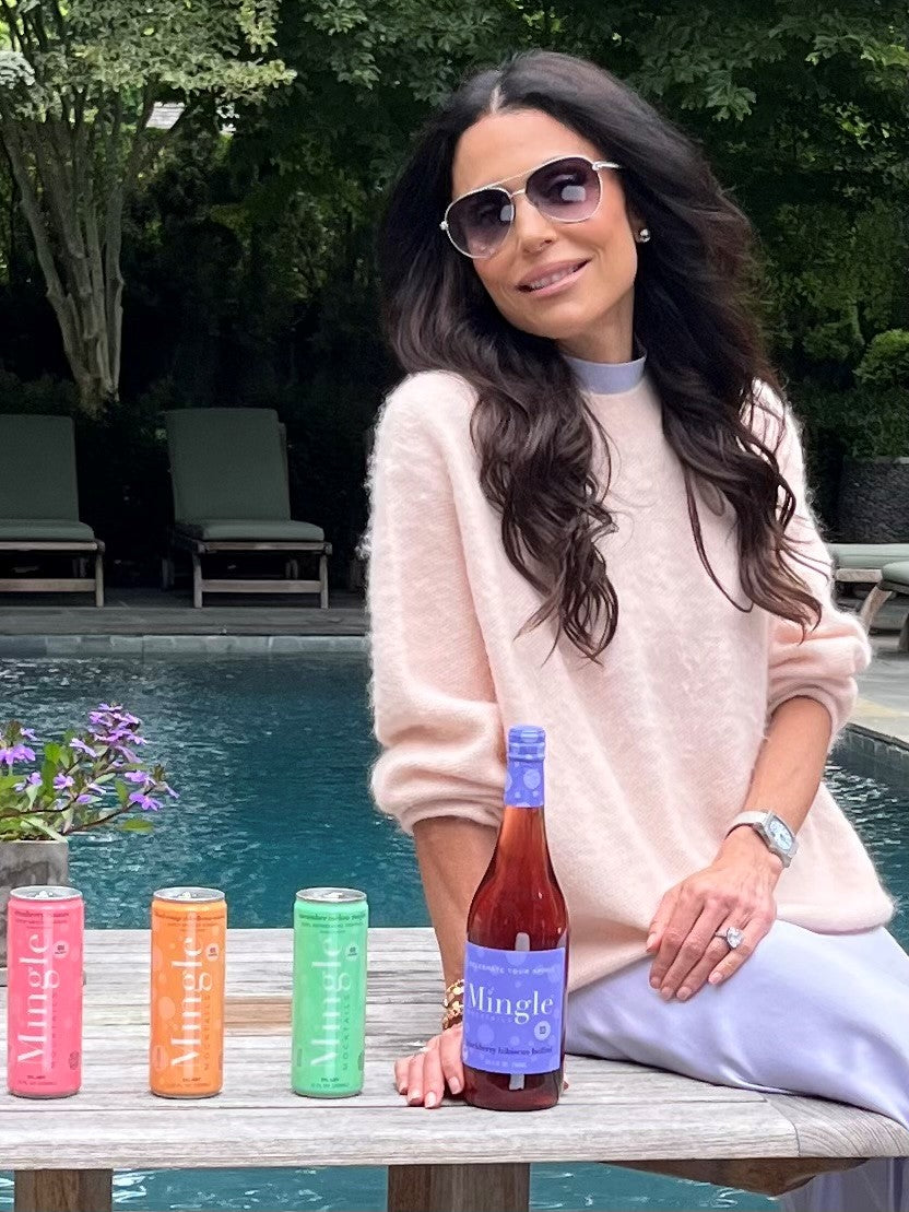 Blackberry Hibiscus Bellini by Mingle Mocktails - Non Alcoholic Beverages