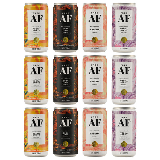 FREE AF VARIETY PACK (12 pack) by Free AF