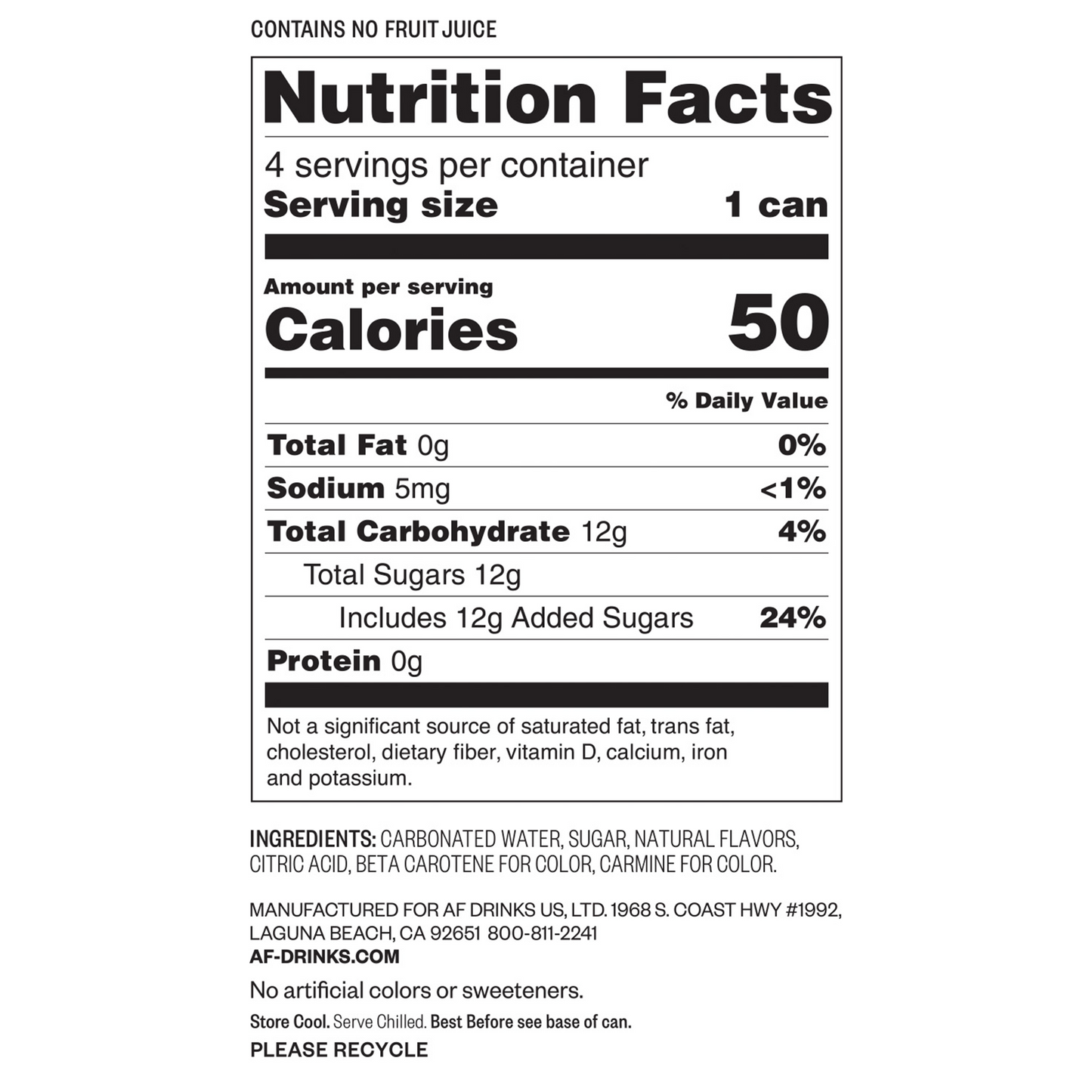 APERO SPRITZ (12 pack) by Free AF