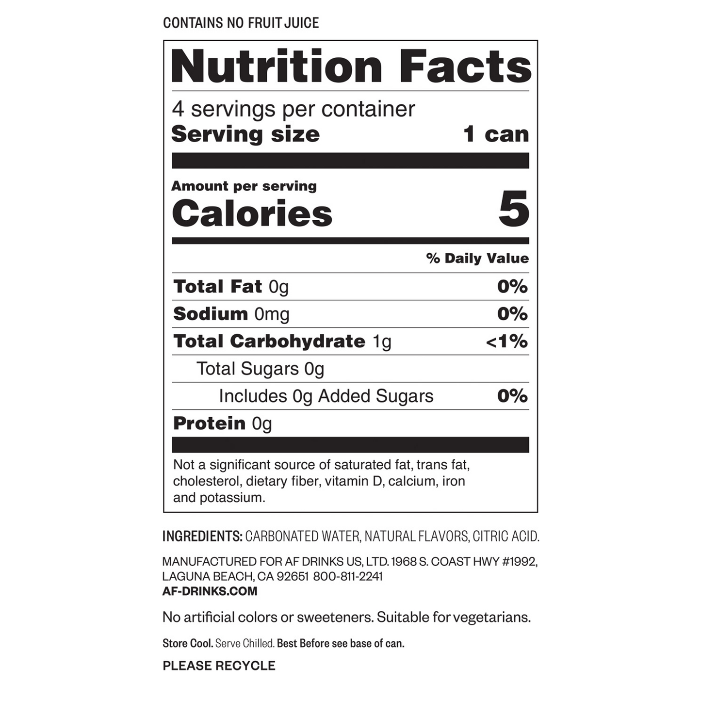 VØD%A SPRITZ - Zero Sugar (12 pack) by Free AF