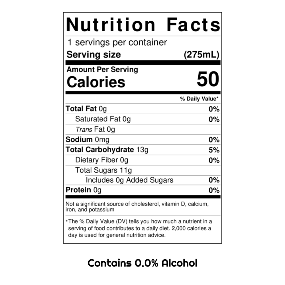 Alcohol-Free Dry Secco by Grüvi