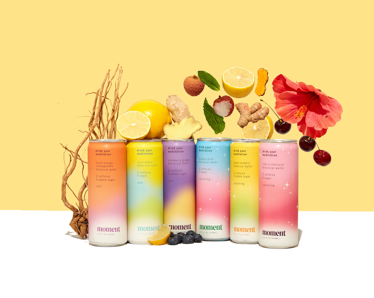 mixed variety pack - 24 cans by Moment | Drink Your Meditation