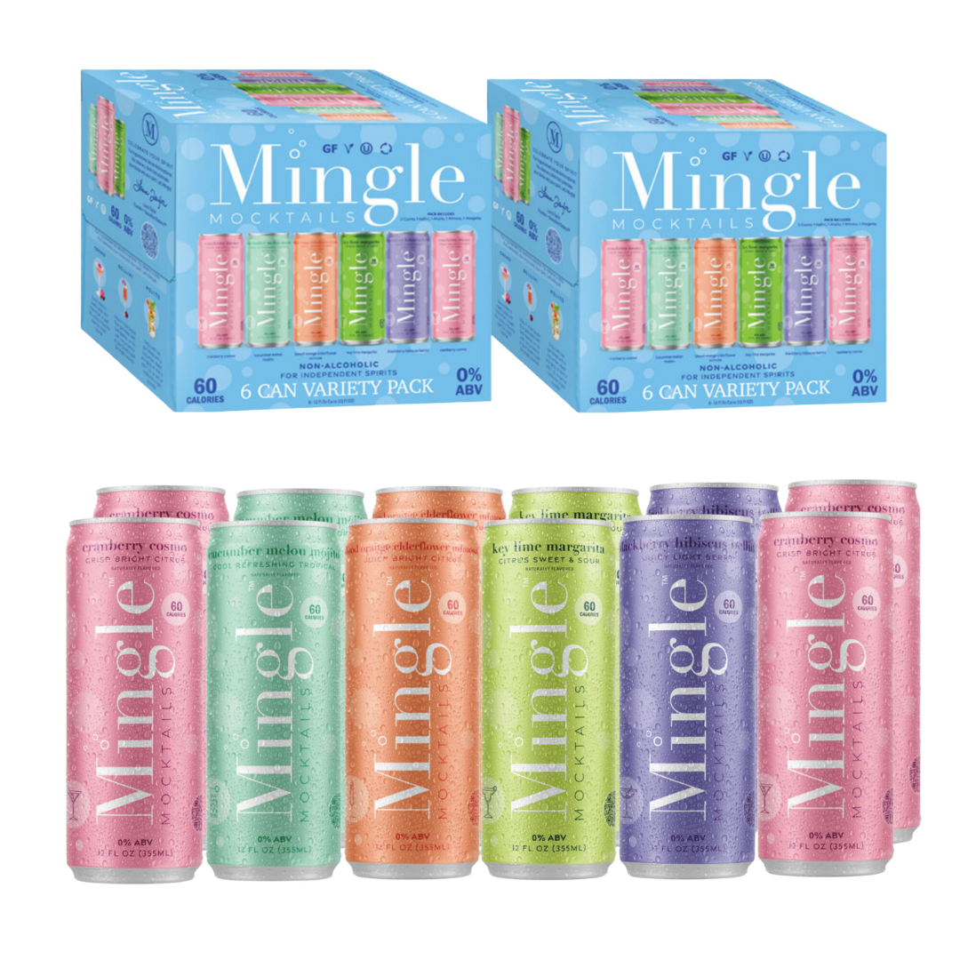 NEW!!!  Tailgate Party Variety Packs by Mingle Mocktails - Non Alcoholic Beverages