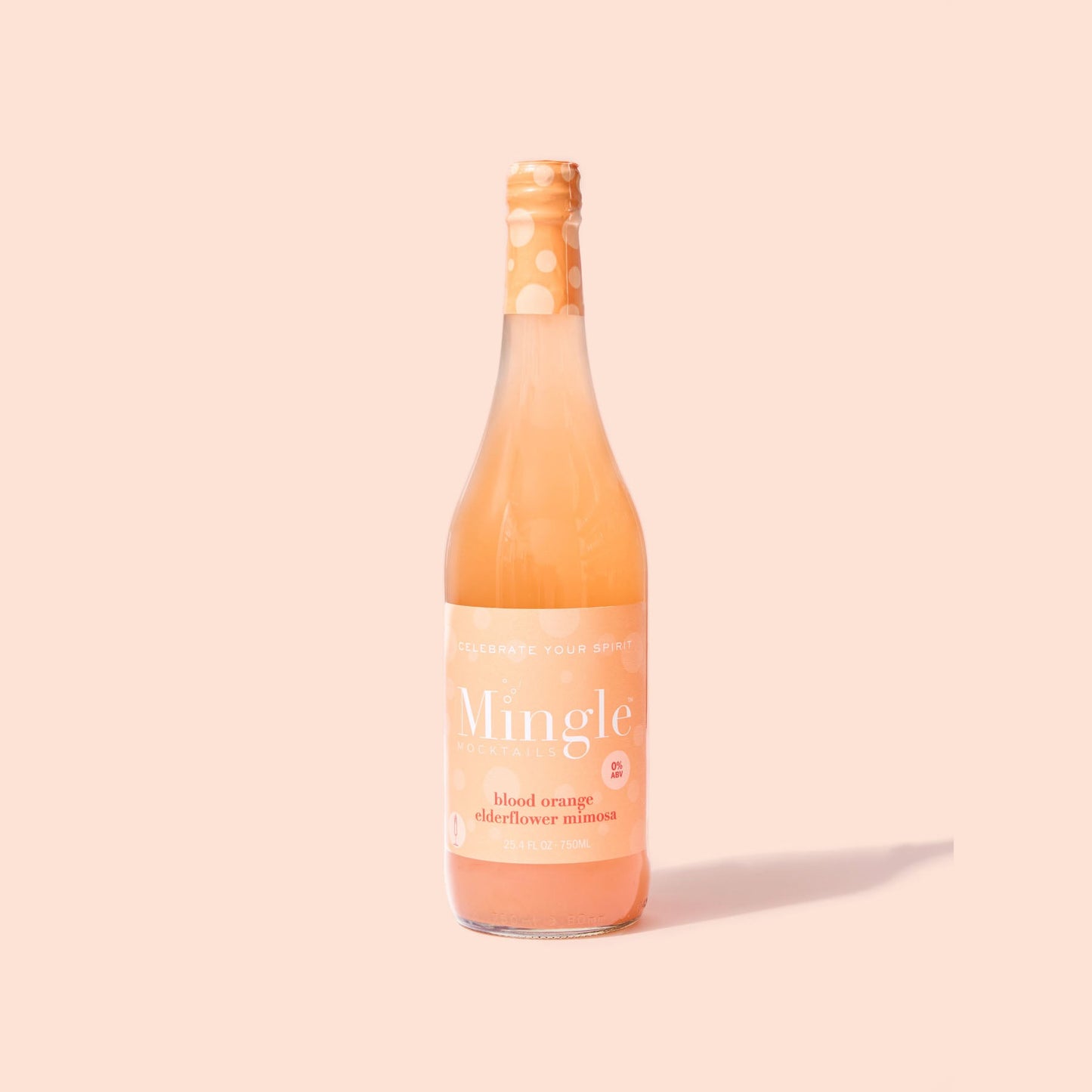 Blood Orange Elderflower Mimosa by Mingle Mocktails - Non Alcoholic Beverages
