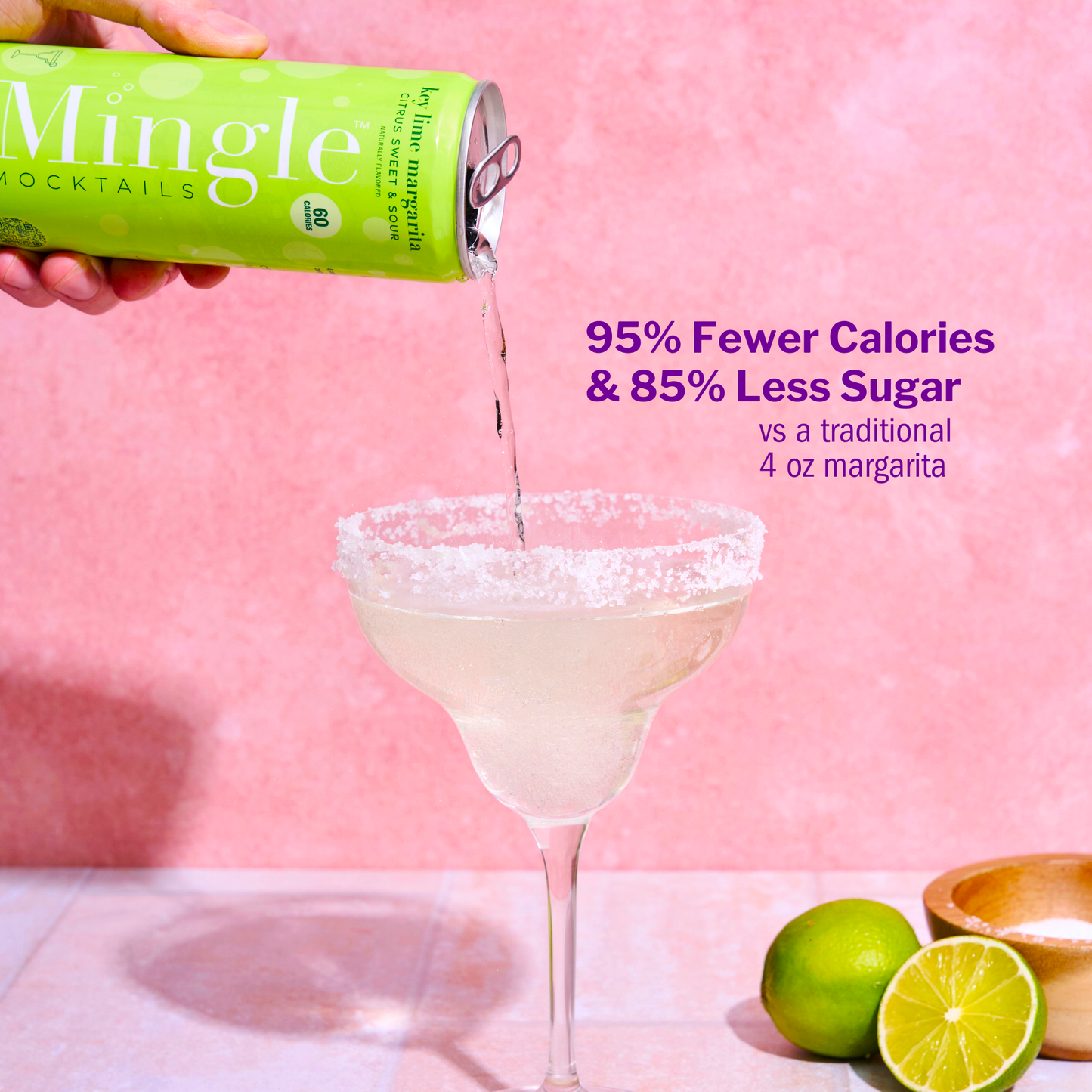 Key Lime Margarita by Mingle Mocktails - Non Alcoholic Beverages