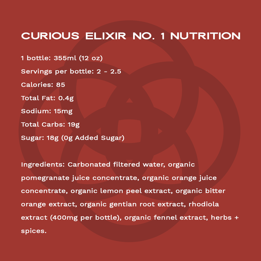 Curious Elixir No. 1 Booze-Free Cocktails by Curious Elixirs