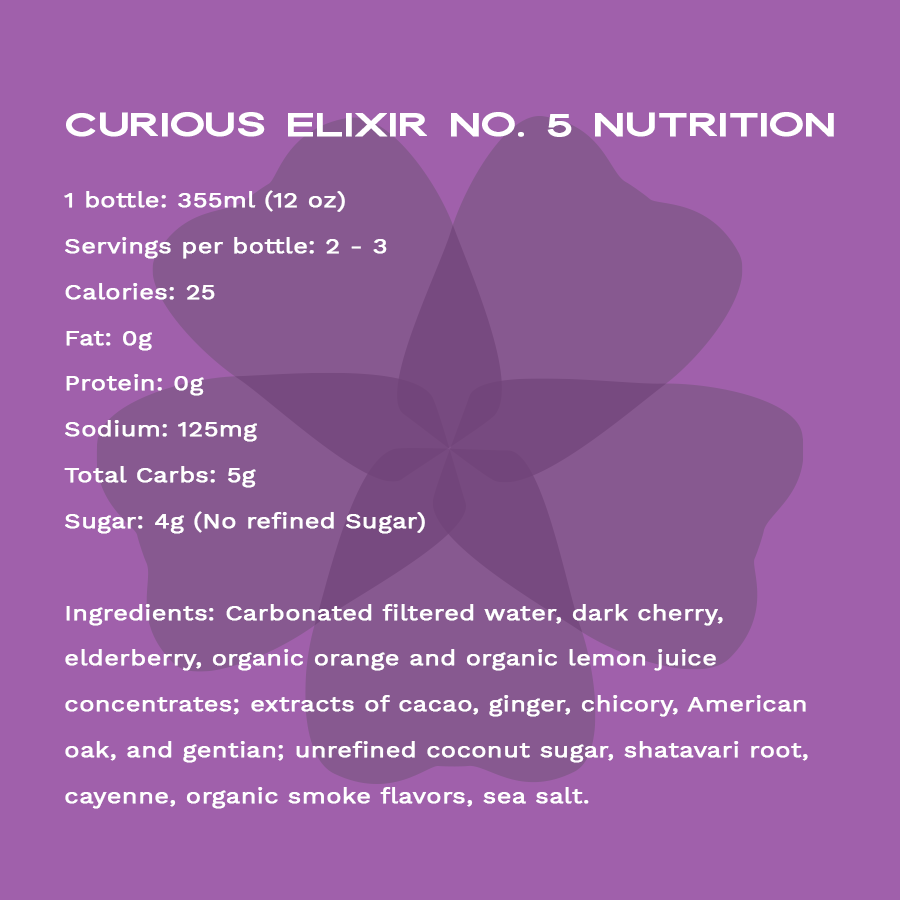 Curious Elixir No. 5 Booze-Free Cocktails (Limited Release) by Curious Elixirs